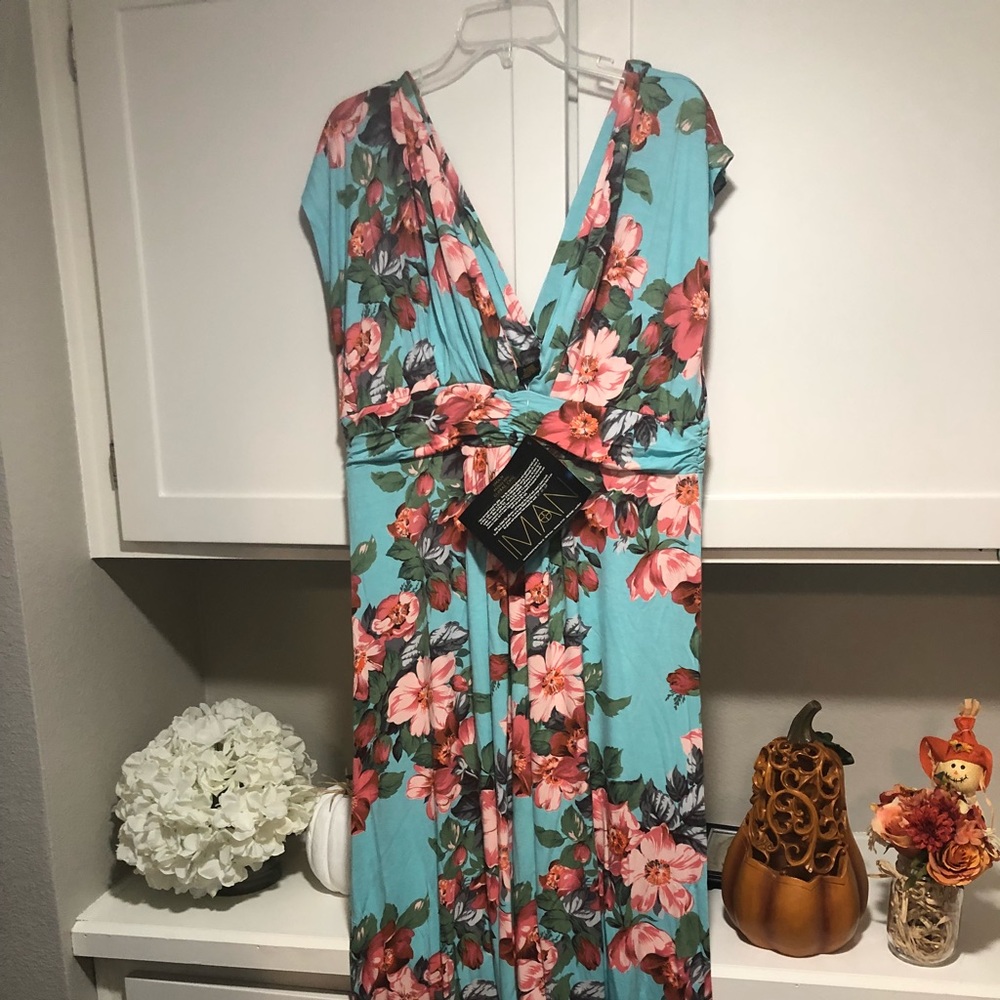 Floral print dress